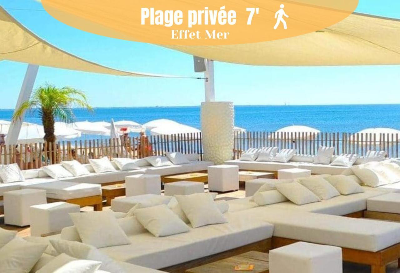 NEW - Studio cosy - Plages à 5min - Parking privé - WIFI - Commerces au pied du bâtiment La Grande-Motte Exterior foto
