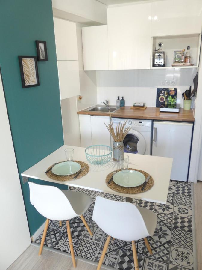 NEW - Studio cosy - Plages à 5min - Parking privé - WIFI - Commerces au pied du bâtiment La Grande-Motte Exterior foto